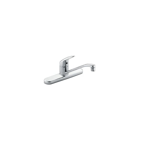 Chrome One-Handle Kitchen Faucet